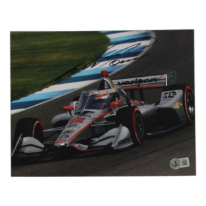 WILL POWER SIGNED INDYCAR ACTION PHOTO